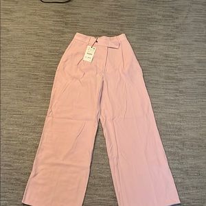 Zara Pink Pants in a Size Small